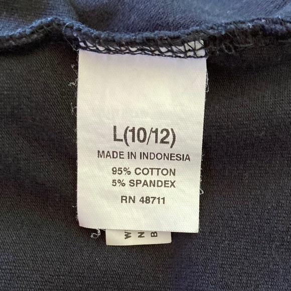 Girl’s size Large (10/12) Falls Creek black camisole with adjustable straps - Picture 6 of 7